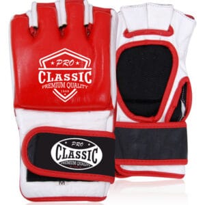 MMA gloves with custom logo, available in leather and PU