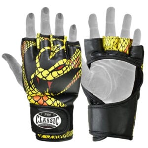 Wholesale MMA gloves with custom logo, made from leather and PU