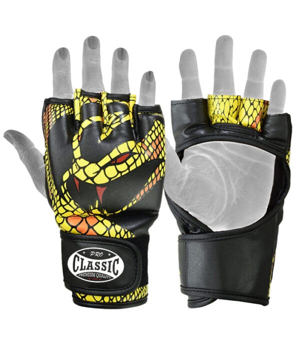 Wholesale MMA gloves with custom logo, made from leather and PU
