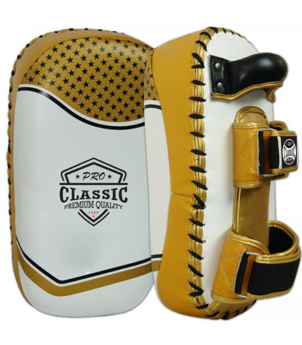 High-quality kicking shield manufactured in Pakistan, designed for martial arts and combat sports training.