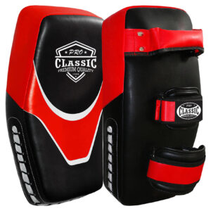 High-quality kicking shield manufactured in Pakistan, designed for martial arts and combat sports training.