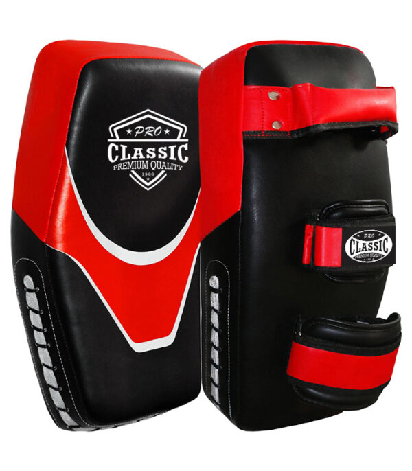 High-quality kicking shield manufactured in Pakistan, designed for martial arts and combat sports training.