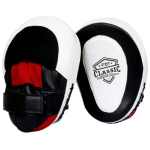 Curved focus mitts with custom logo for boxing and MMA training