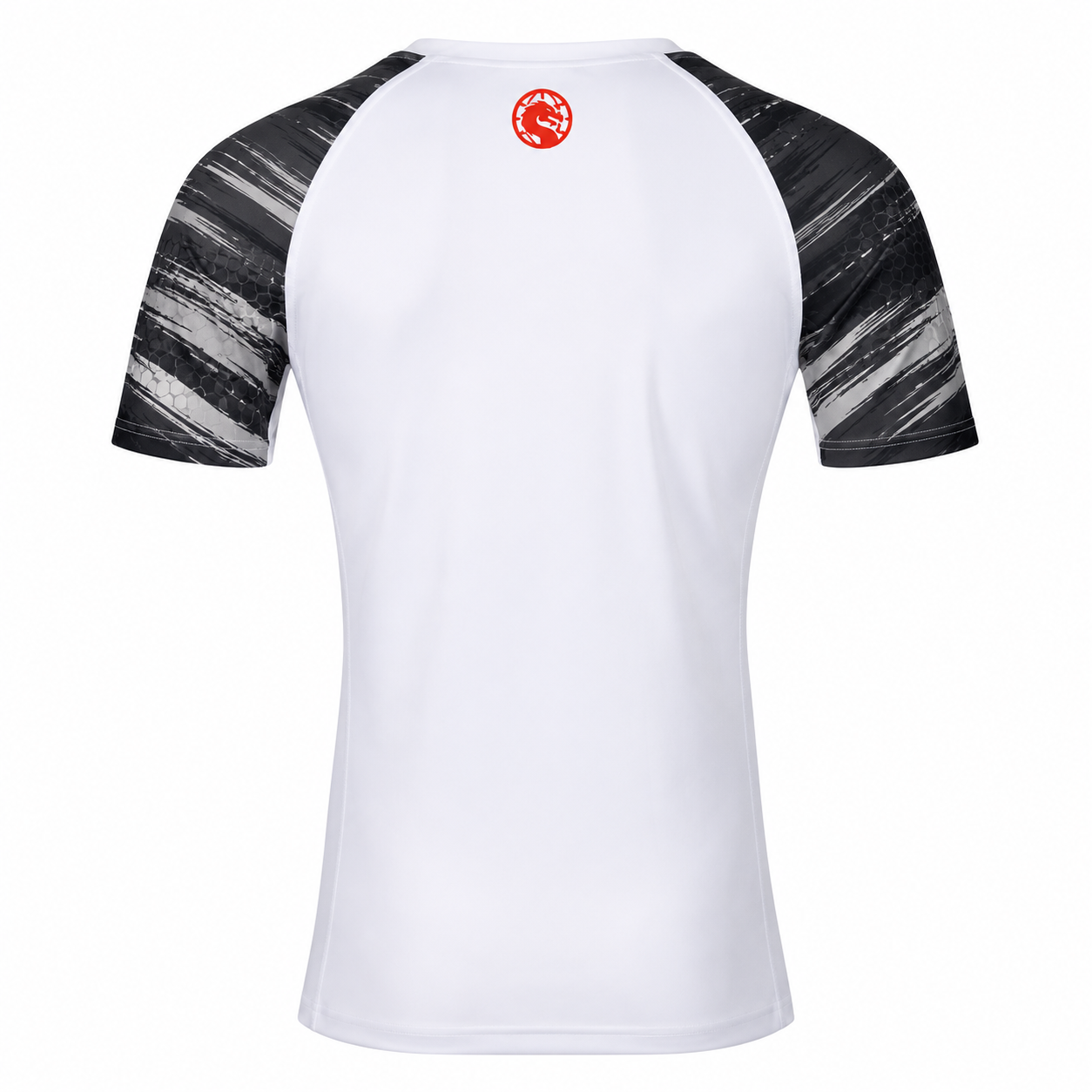 BJJ Rash Guards Manufacturer for Custom No-Gi Brands 2 Custom BJJ rash guard back with academy logo