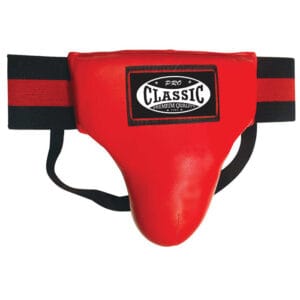 High-Quality Boxing Groin Guard with Leather Shell and Secure Fit