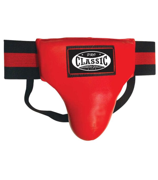 High-Quality Boxing Groin Guard with Leather Shell and Secure Fit