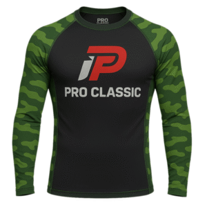 High-performance rash guard shirt designed by a professional rash guard shirts manufacturer for BJJ, MMA, and water sports.