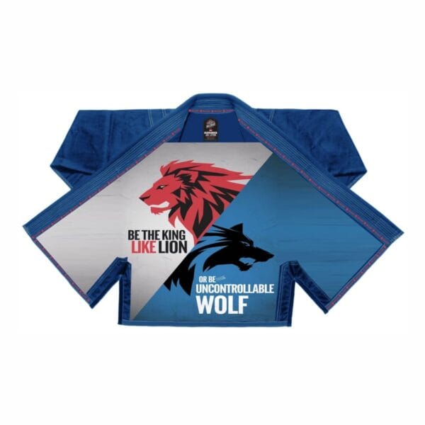Inside view of custom BJJ Gi by top BJJ Gi manufacturer with reinforced stitching