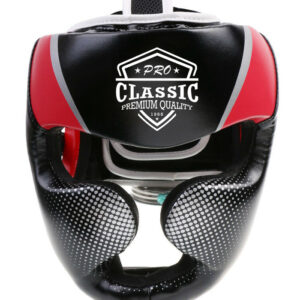 Custom boxing headgear with private label branding and OEM logo printing