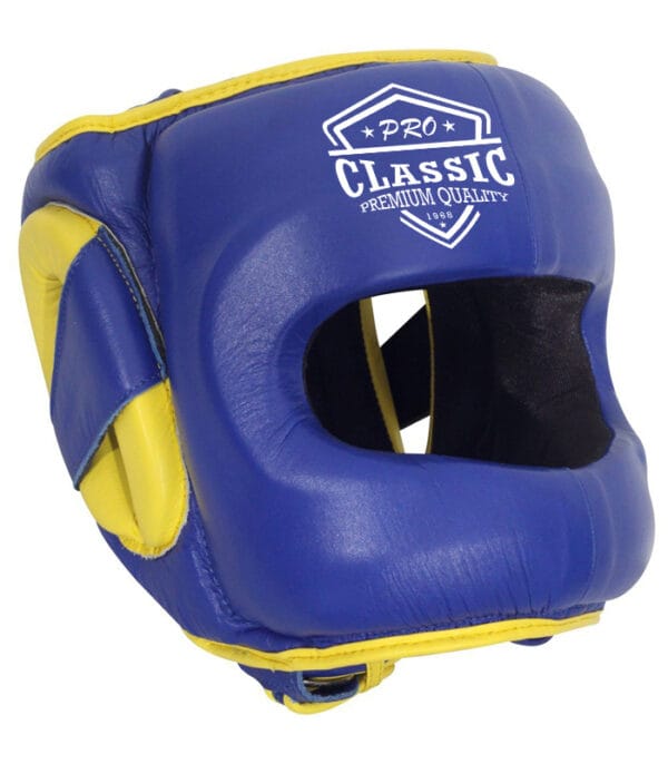 Private label boxing headgear with OEM branding for fight gear brands