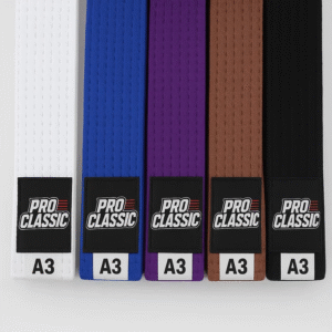 Custom BJJ belts with logos, woven labels, embroidery, and OEM private label manufacturing for adults and kids.