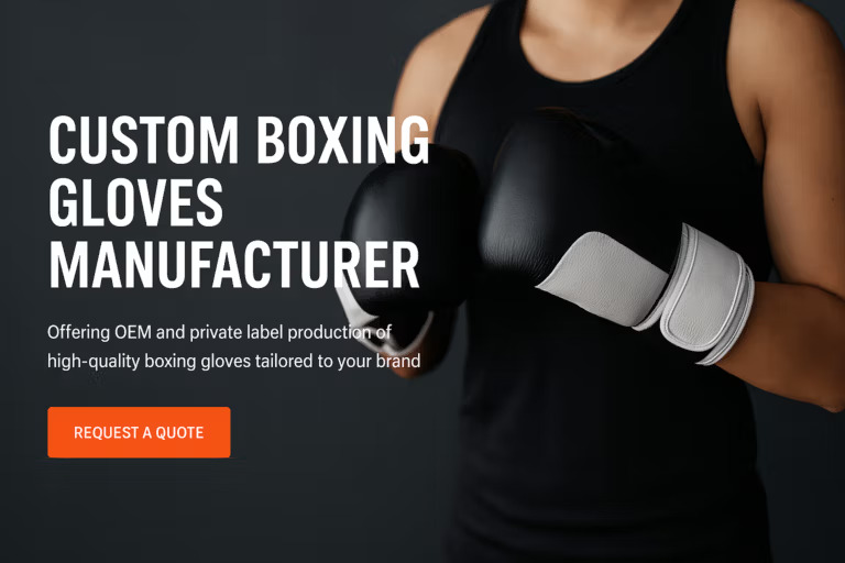 Custom boxing gloves manufacturer in Sialkot Pakistan producing OEM and private label fight gear