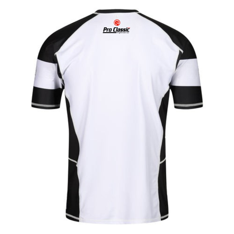 OEM Rash Guard Supplier – Custom BJJ & MMA Production 2 OEM Rash Guard Supplier custom BJJ rash guard back view