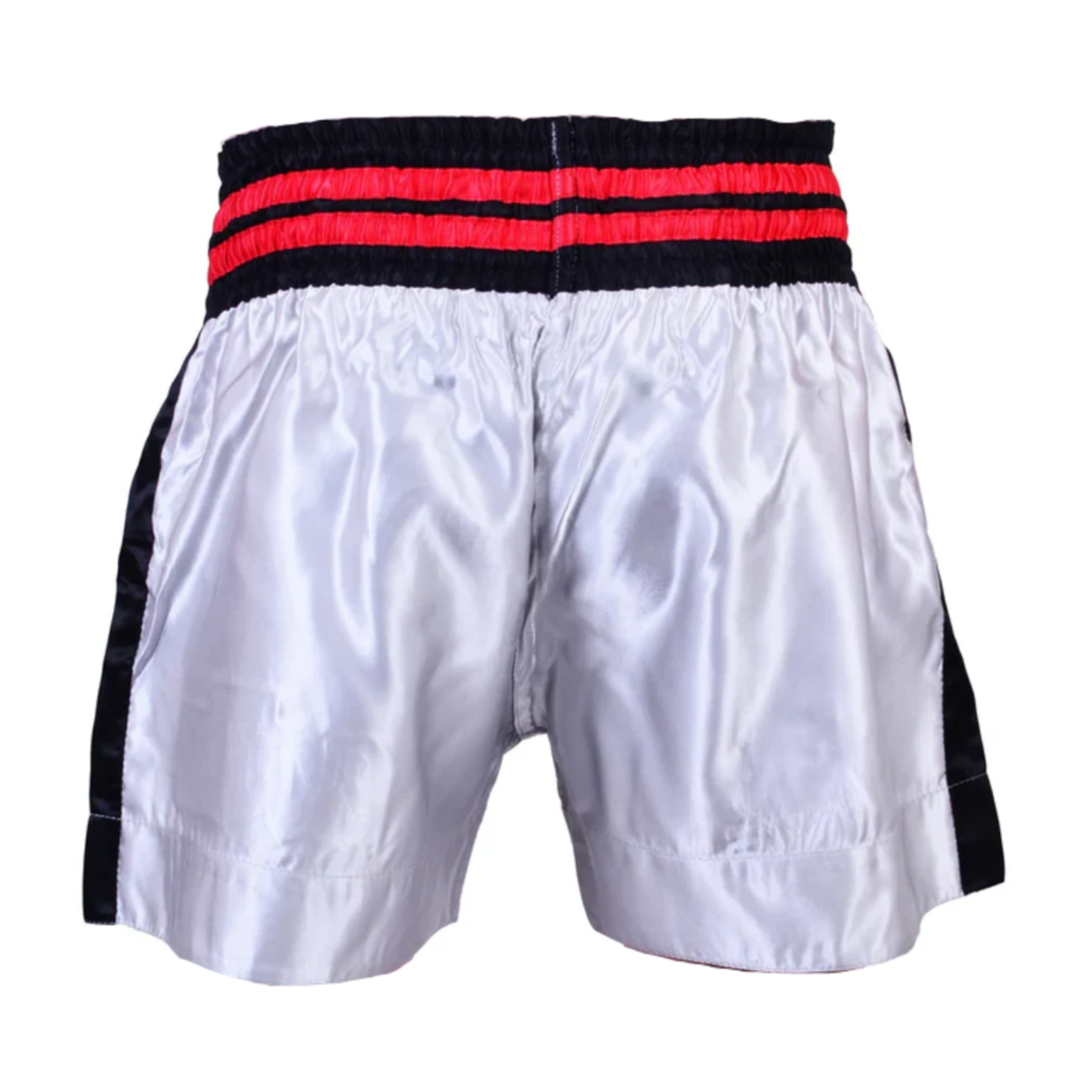 Custom Kickboxing Shorts | OEM & Private Label Manufacturing 2 Back view of custom kickboxing shorts featuring full sublimation printing, OEM private label branding, athletic fit, and reinforced stitching.