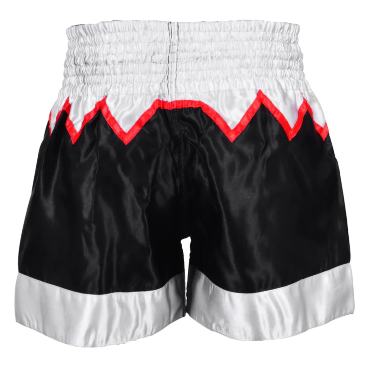 Kickboxing Gym Shorts | OEM & Private Label Manufacturer 2 Back view of kickboxing gym shorts featuring custom sublimation artwork, reinforced stitching, athletic fit, and OEM private label manufacturing.